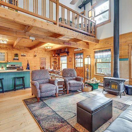 Secluded Black Hawk Log Cabin With Fire Pit! Buitenkant foto
