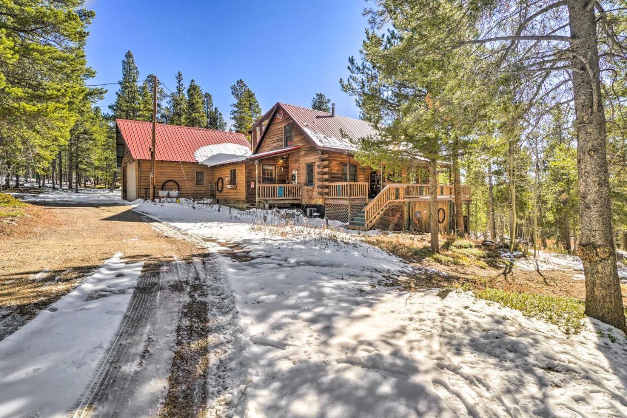 Secluded Black Hawk Log Cabin With Fire Pit! Buitenkant foto