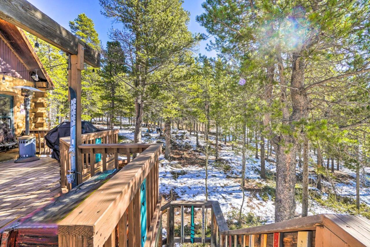 Secluded Black Hawk Log Cabin With Fire Pit! Buitenkant foto