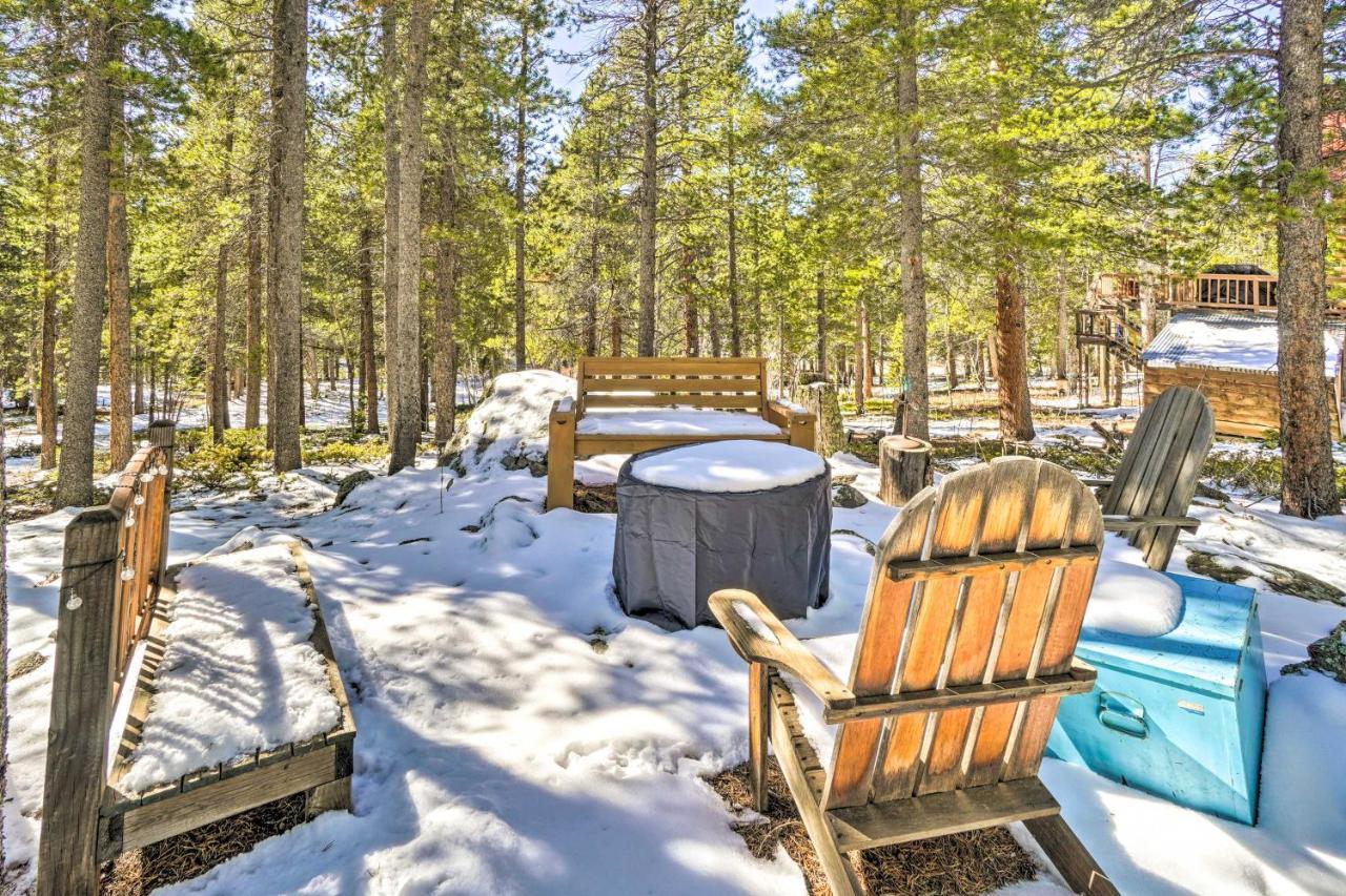 Secluded Black Hawk Log Cabin With Fire Pit! Buitenkant foto
