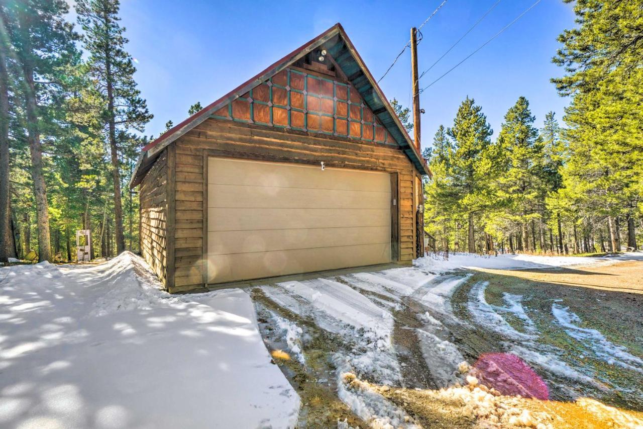 Secluded Black Hawk Log Cabin With Fire Pit! Buitenkant foto