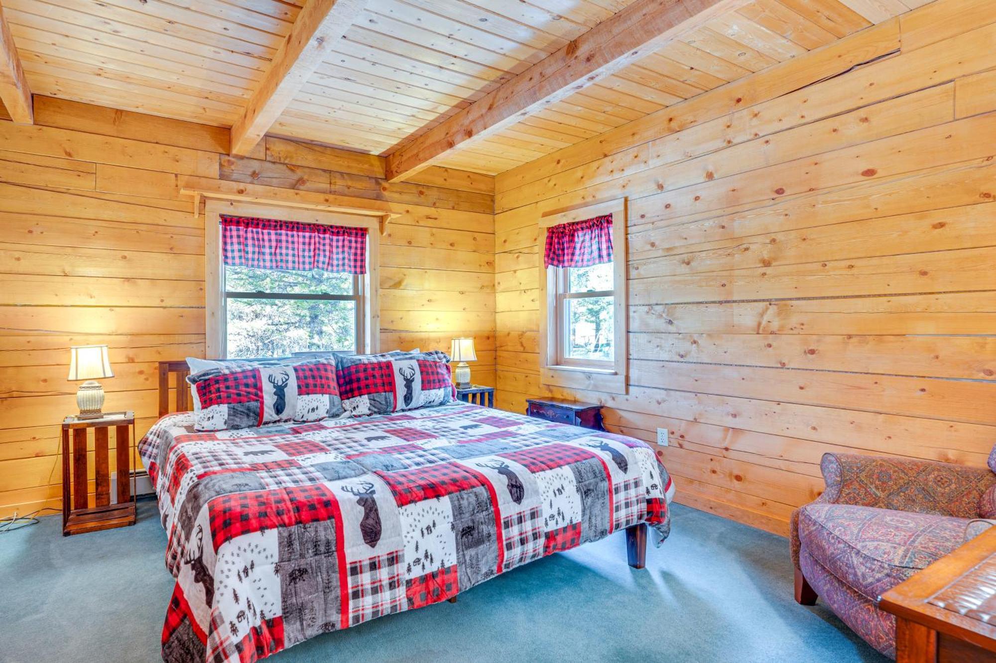 Secluded Black Hawk Log Cabin With Fire Pit! Buitenkant foto